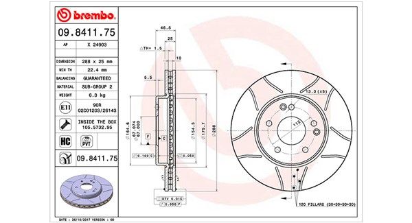 MAGNETI MARELLI Тормозной диск 360406006905